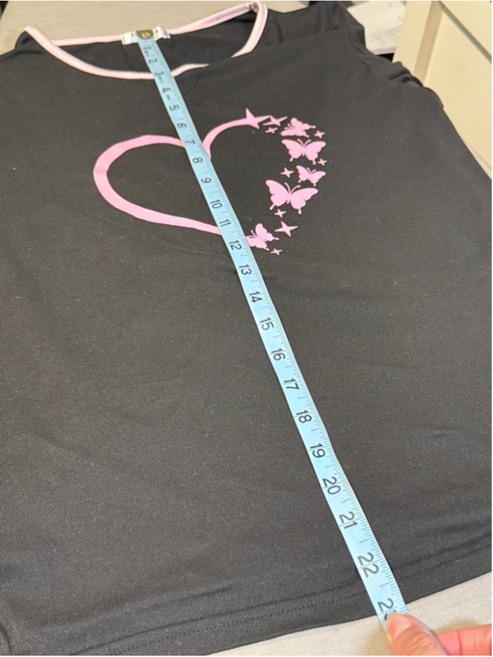 Women's EKOUAER Black Pink Butterfly Pajama Set M - Picture 9 of 12